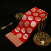 Radiant Red Handloom Banarasi Saree