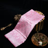 Soft Pink Handloom Banarasi Silk Saree