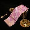 Handloom Banarasi Silk Saree in Dusky Pink