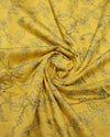 Mul Chanderi Floral - Yellow