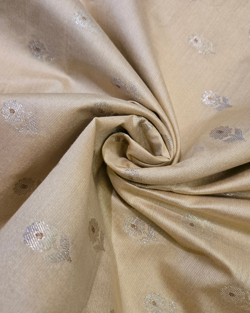 Chanderi Banaras - Warm Beige