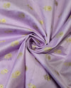 Chanderi Banaras - Lilac