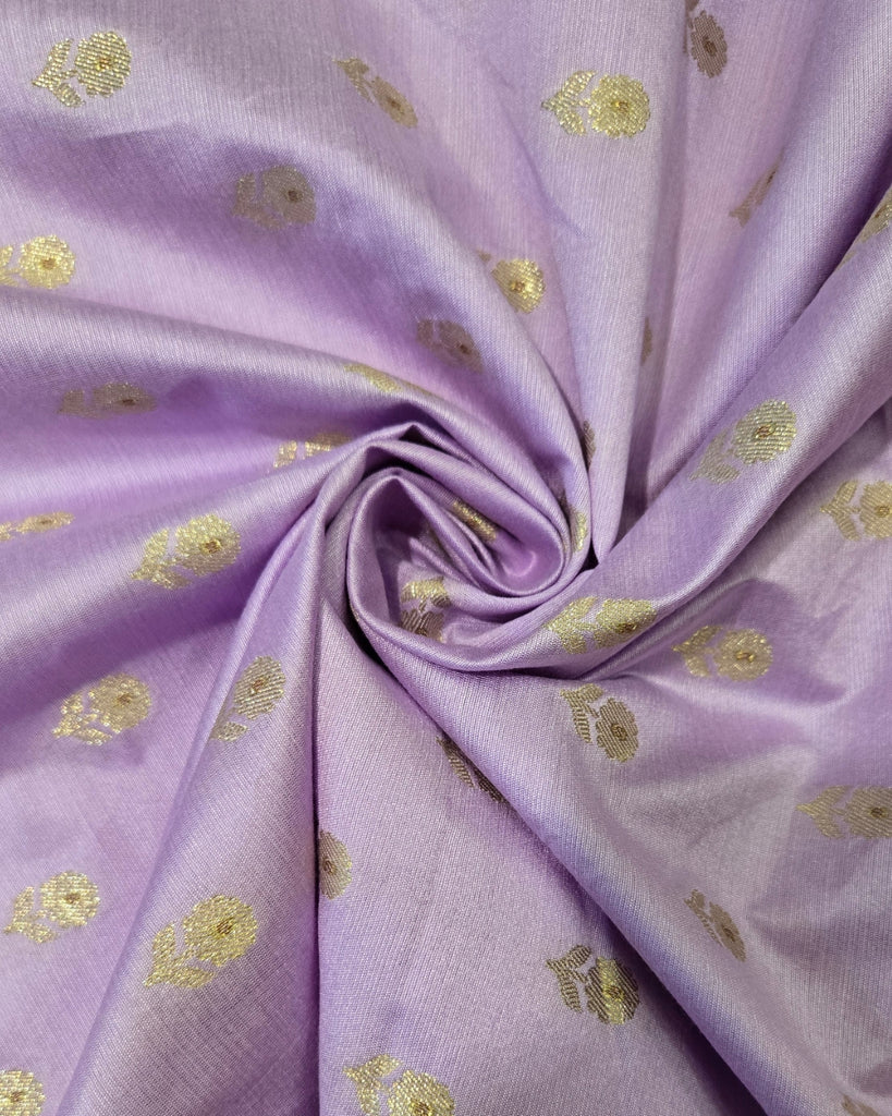 Chanderi Banaras - Lilac