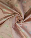 Chanderi Banaras - Peach