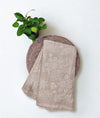 Linen Embroidered  - Beige