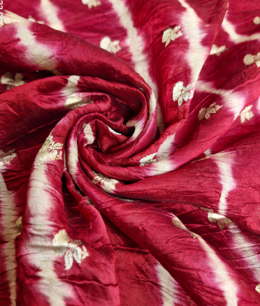 Lehariya Butti bandini - Deep red