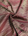 Mashru Banaras - Maroon
