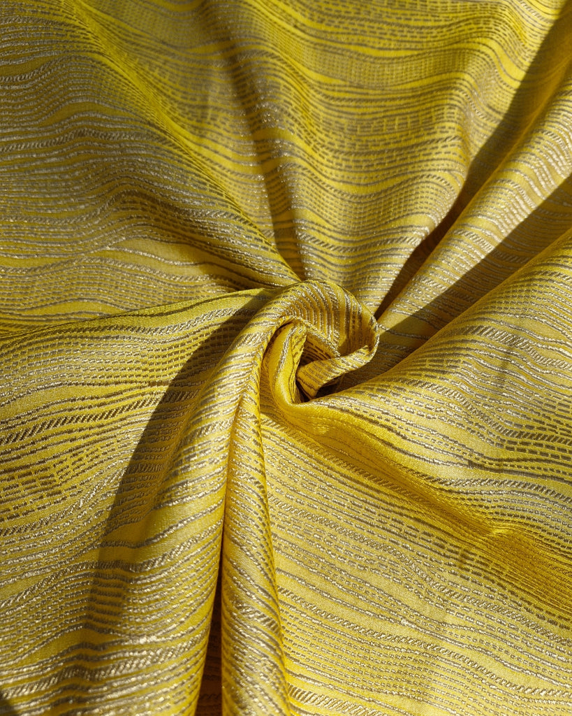 Mashru Banaras - Yellow