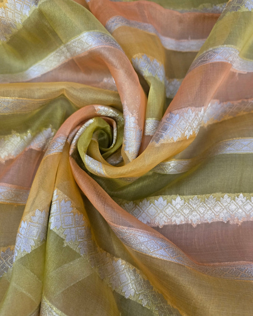 Shade Silk Organza  -  Shades of Multi Colours