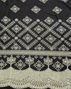 Musleen Embroidery - Black