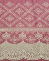 Musleen Embroidery - Dusty Rose