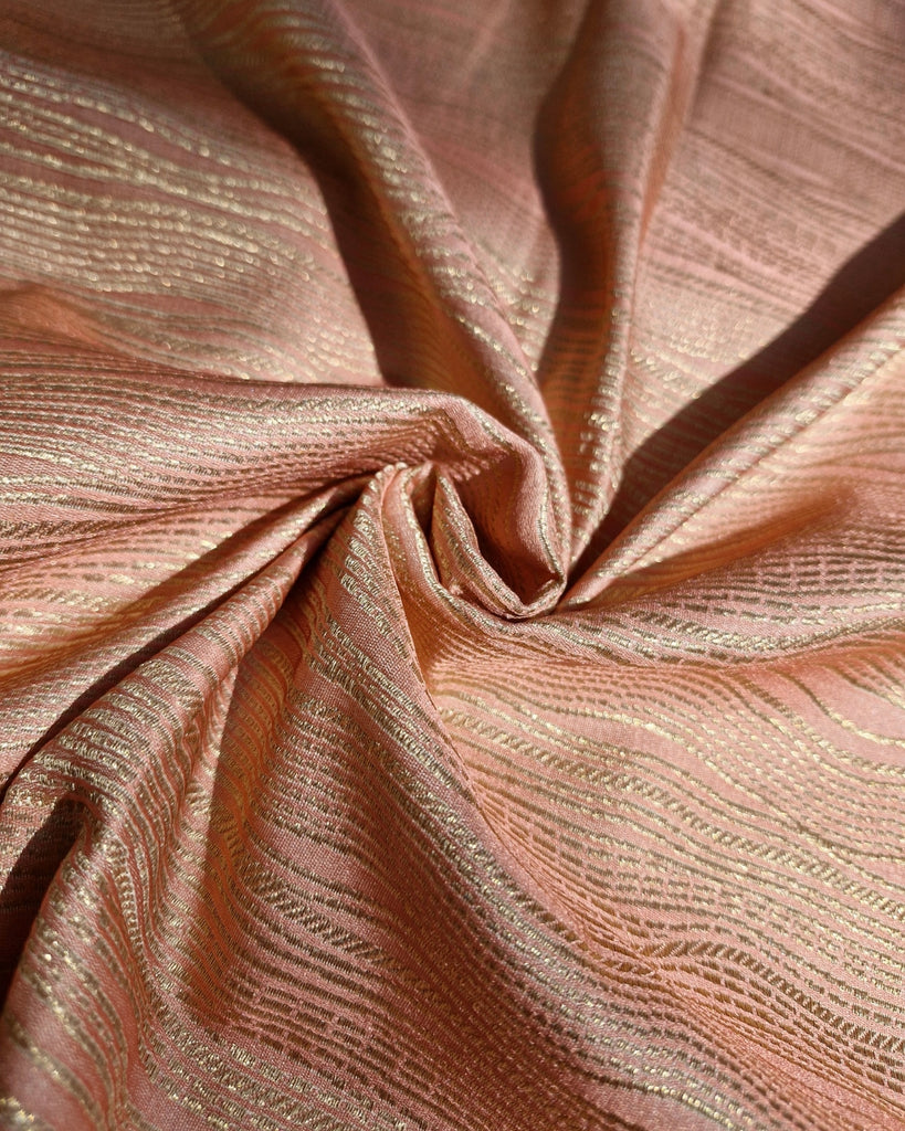 Mashru Banaras - Dusty Rose