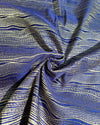 Mashru Banaras - Royal blue