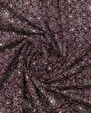 Mul Chanderi Small Work - Deep Wine