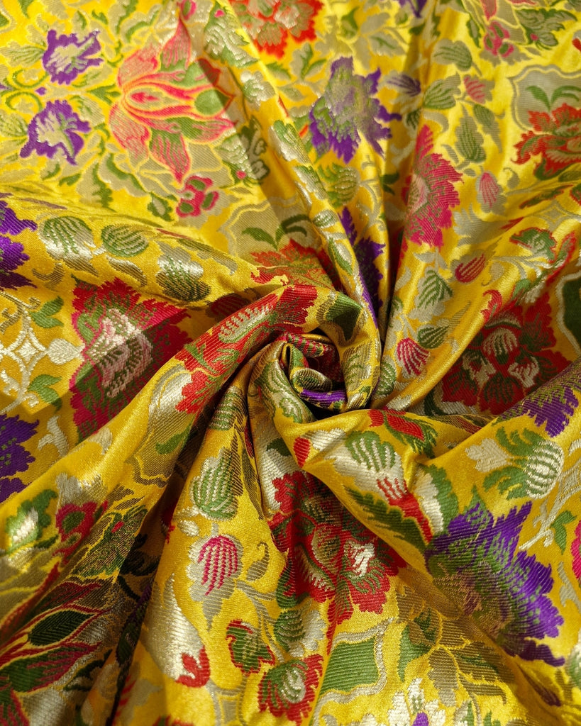 Kadwar Banaras - Sunflower Yellow