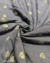 Spun silk meenakari Banaras - Grey