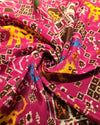 Pure Patola Printed Silk - Pink