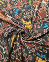 Pure Patola Printed Silk - Black