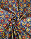 Silk Cotton Ikkat - Royal Blue