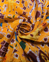 Pure Patola Printed Silk - Yellow