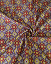 Silk Cotton Ikkat - Dusty Lavender
