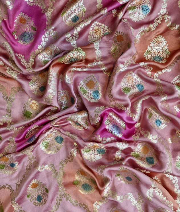 Mashru – Rosewood Pink