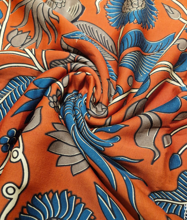 Ajrakh - Rust Orange