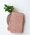 Linen Embroidered - Blush Peach