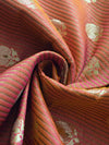 Silk Meenakari Buttas - Peach-orange