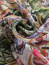 Printed Chiffon - Ivory White