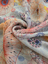 Printed Chiffon - Abstract Multicolour Print