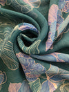 Printed Chiffon - Teal Green