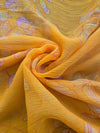 Printed Chiffon - Mustard Yellow