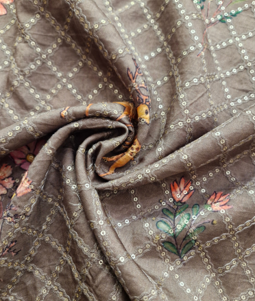 Chiniya silk - Dark beige