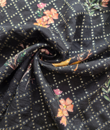 Chiniya silk - Black