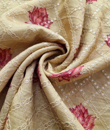 Chiniya silk - Cream