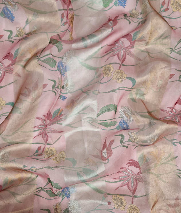 Tissue organza - Light peach pink