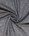 Mul Chanderi Small Work - Steel Blue