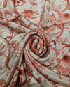 Printed Silk - Ivory Cream