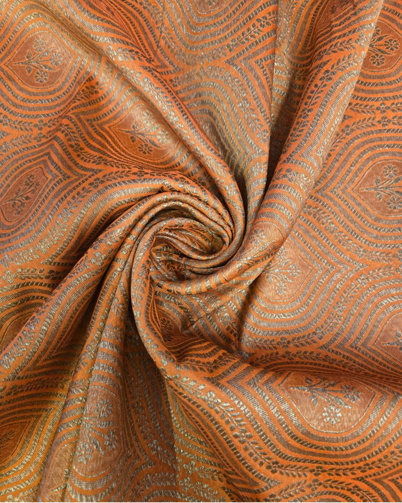 Antique Banaras - Burnt Orange