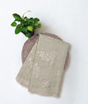 Linen Embroidered - Sage Green