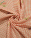 Mul Chanderi- Light coral pink
