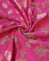 Mul Chanderi - Rich Pink