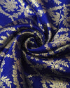 Pure Silk Banaras - Dark Blue
