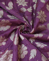 Mul Chanderi - Violet
