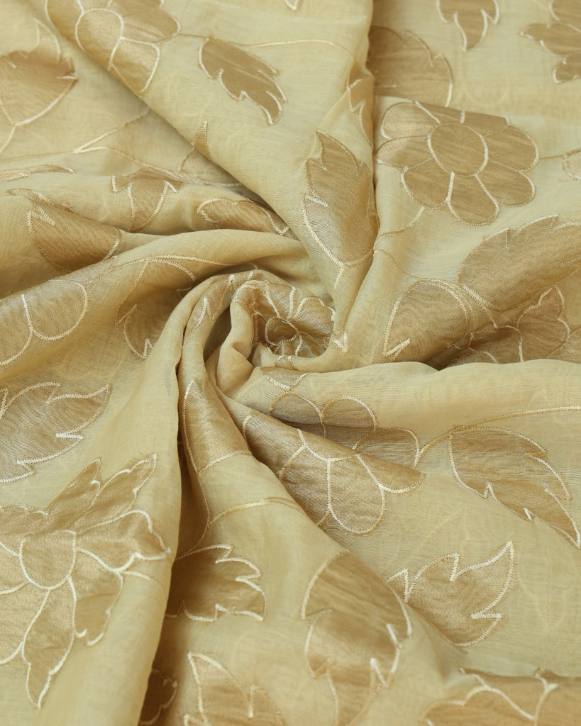 Mul Chanderi - Cream