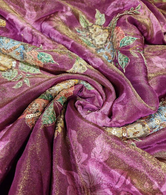 Tissue chiniya sequence - Purple