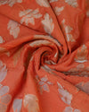 Mul Chanderi - Dark Orange