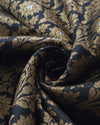 Silk Antique Banaras - Charcoal