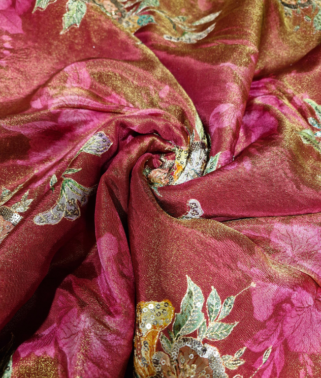 Tissue chiniya sequence - Maroon